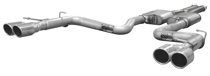 aFe MACHForce XP 3in 409SS Cat Back Exhaust w/ Black Tips for 09-10 Ford F-150 V8 4.6L/5.4L - afe49-43015-B