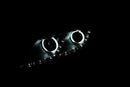 ANZO 2011-2013 Kia Optima Projector Headlights w/ Halo Black (CCFL) - anz121460