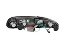 ANZO 1993-2002 Chevrolet Camaro LED Taillights Black - anz321133