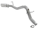 aFe LARGE BORE HD 3.5in DPF-Back Alum Exhaust w/Polished Tip 2016 GM Colorado/Canyon 2.8L (td) - afe49-04064-P