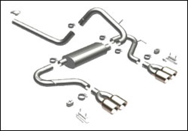 MagnaFlow Sys C/B 98-02 Camaro 5.7 cntr-exit - mag16846