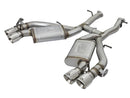 aFe MACHForce XP 3in 304 SS Axle-Back Dual Exhaust (NPP) w/ Polished Tips 16-17 Camro SS V8-6.2L - afe49-34068-P