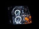 ANZO 2003-2006 Cadillac Escalade Projector Headlights w/ Halo Chrome (CCFL) (HID Compatible) - anz111176