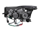 ANZO 2011-2015 Chevrolet Cruze Projector Headlights w/ Halo Black (LED Eyebrow) - anz121400