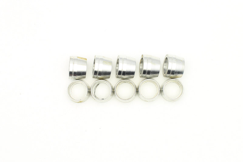 DeatschWerks Replacement PTFE Hose End Olive Insert 8AN (Pack of 10) - dw6-02-0868