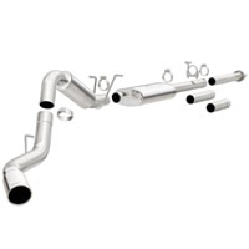 MagnaFlow Stainless Cat-Back Exhaust 2015 Chevy Silverado 2500HD 6.0L P/S Rear Exit 5in - mag19026
