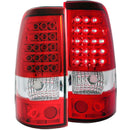 ANZO 2003-2006 Chevrolet Silverado 1500 LED Taillights Red/Clear - anz311007