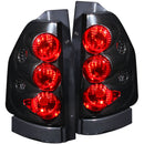 ANZO 2002-2008 Gmc Envoy Taillights Black - anz211093