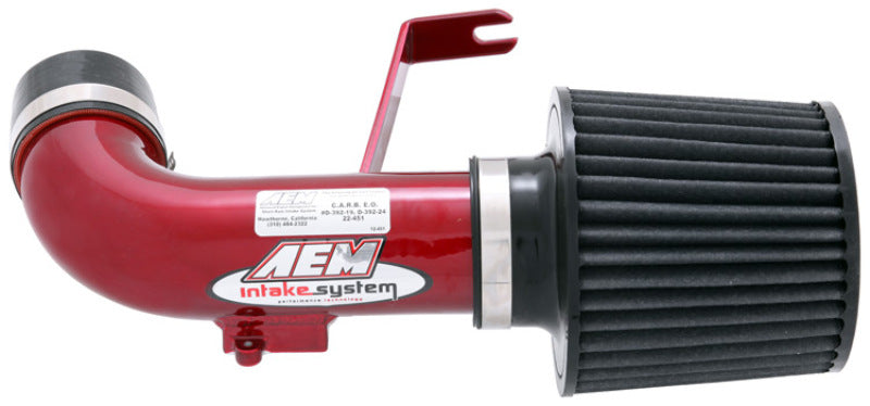 AEM 02-04 Ford Focus SVT (L4) 2.0L Red Short Ram Intake - aem22-451R