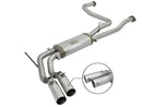 aFe POWER Rebel Series 2-1/2in 409 SS Cat Back Exhaust w/ Polished Tips 16-17 Nissan Titan V8 5.6L - afe49-46126-P