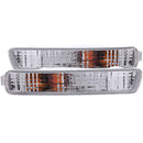 ANZO 1994-1995 Honda Accord Euro Parking Lights Chrome - anz511008