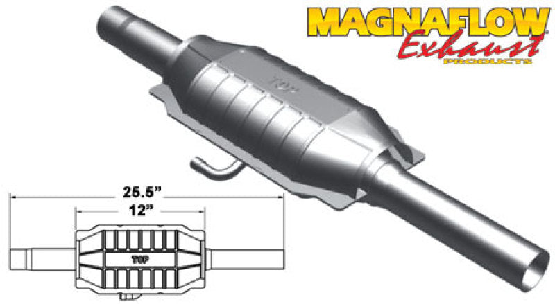 MagnaFlow Conv GM 24.87X6.5X4 1.75/1.75 - mag23444