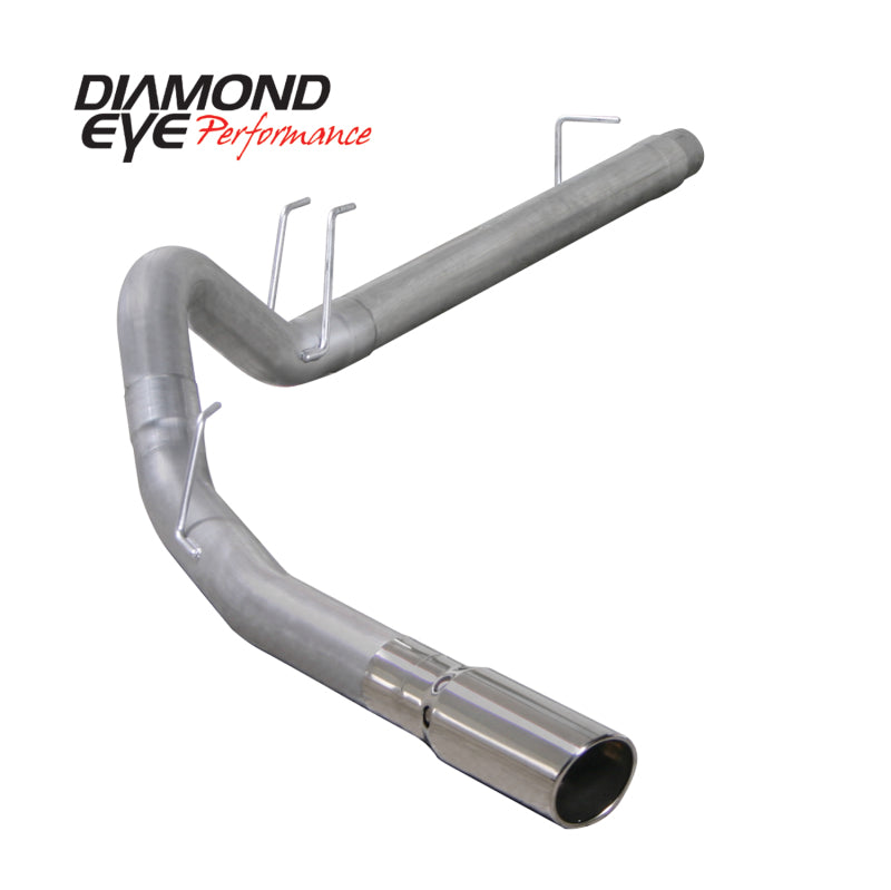 Diamond Eye KIT 4in DPF-BACK SGL AL 08-09 6 4L F250/F350 PCKGD BX46X14X14OD EL-PL 44inX13 5inX13 5in - depK4360A