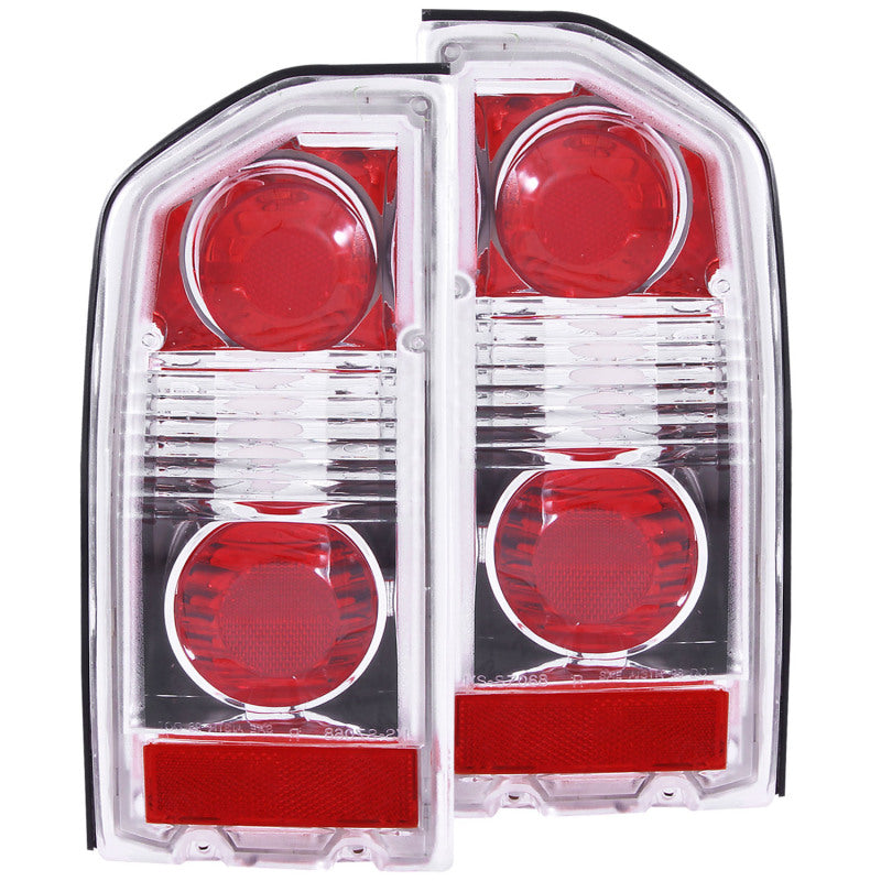 ANZO 1988-1998 Suzuki Vitara Taillights Chrome - anz211133
