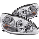 ANZO 2000-2005 Mercedes Benz S Class W220 Projector Headlights Chrome - anz121092
