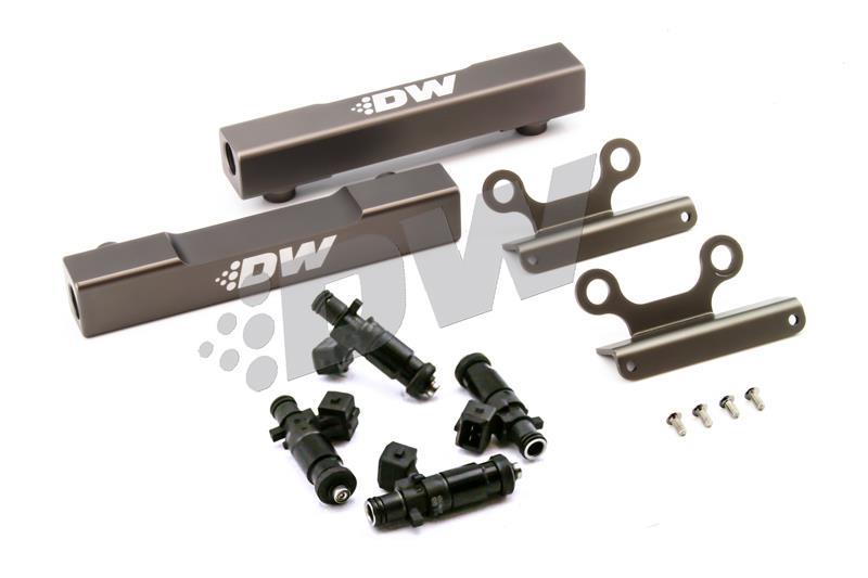 DeatschWerks 02+ Subaru WRX / 07+ STI/LGT Top Feed Fuel Rail Upgrade Kit w/ 2200cc Injectors - dw6-102-2200