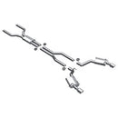 MagnaFlow 10-11 Camaro 6.2L V8 2.5 inch Street Series Stainless Cat Back Performance Exhaust - mag15089