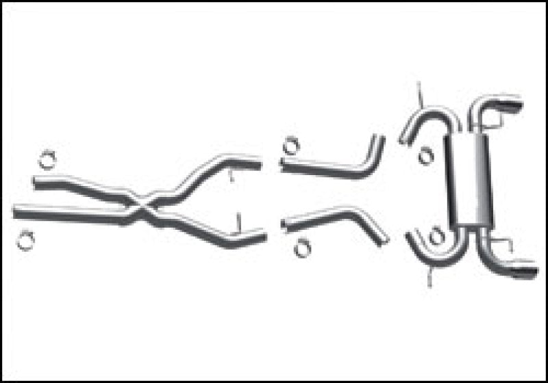 MagnaFlow SYS C/B 07-10 BWM 335 Sedan Touring - mag15587