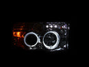 ANZO 2002-2005 Dodge Ram 1500 Projector Headlights w/ Halo Chrome G2 - anz111197