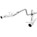 Magnaflow 2014 Ford Mustang V6 3.7L Comp Series Dual Split Rear Polished Stainless C/B Perf Exhaust - mag15245