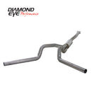 Diamond Eye KIT 4in CB DUAL MFLR RPLCMENT PIPE SS 01-05 CHEVY/GMC 6.6L 2500/3500 - depK4112S-RP