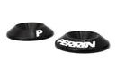 Perrin 15-16 Subaru WRX Engine Cover Lock Down - Black Washers - paPSP-ENG-166BK