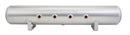 Air Lift 5 Gal Alum Air Tank - (4) 3/8in Face Ports & 1/4in Drain Port - 36in L X 6in D - alf11956