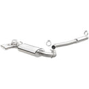 MagnaFlow CB SS 2.5/3in Dual Straight DS Rear Ext 3in Tip 12-15 BMW 328i /428i 2.0L Coupe Sedan - mag19195