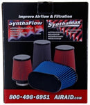 Airaid 10-14 Ford Mustang Shelby 5.4L Supercharged Direct Replacement Filter - Oiled / Red Media - air860-399