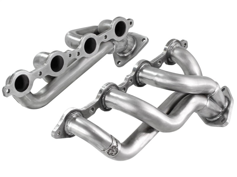 aFe Power Twisted Steel Headers 409 Stainless Steel 02-13 GM Silverado/Sierra 1500 V8 GMT800/GMT900 - afe48-44001