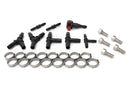 Perrin 08-15 Subaru STi Black Fuel Rail Top Feed Style Kit *OFF ROAD ONLY* - paPSP-FUL-203BK