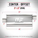 MagnaFlow Muffler Mag SS 24X5X8 3 O/C - mag12289