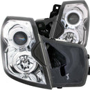 ANZO 2003-2007 Cadillac Cts Projector Headlights w/ Halo Chrome - anz121416