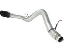 aFe Atlas Exhaust 5in DPF-Back Al Steel 11-13 GM Diesel Trucks V8-6.6L (td) LML (Blk Tip) - afe49-04041-B