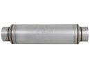 aFe ATLAS Aluminized Steel Muffler 5in Center/Center 24in L x 7in Diameter - Round Body - afe49M00023