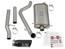 aFe MACHForce XP Exhausts Cat-Back Black Tip 09-17 GM Silverado 1500 4.3/5.3L RegCab SB/LB - afe49-44072-B