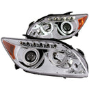 ANZO 2005-2010 Scion Tc Projector Headlights w/ Halo Chrome (CCFL) - anz121120