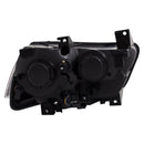 ANZO 11-14 Dodge Charger Projector Headlights w/ Plank Style Design Black - anz121524