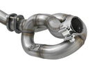 aFe POWER Twisted Steel Y-Pipe w/ Loop Relocation Pipe 12-18 Jeep Wrangler (JK) V6 3.6L - afe48-46207-PK