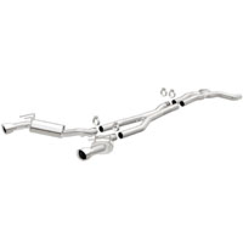 MagnaFlow 14-15 Chevy Camaro Convertible V8 6.2L S/C Quad Split Rear Exit Cat Back Perf Exhaust - mag15167