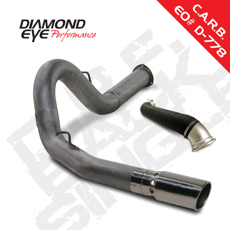 Diamond Eye KIT 5in DPF-BACK SGL w/ TDP SS 07.5-10 Chevy/GMC 6.6L Duramax 2500/3500 - depK5131S