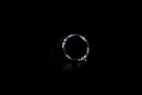 ANZO 2004-2005 Honda Civic Projector Headlights w/ Halo Black - anz121059