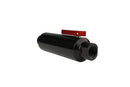 Aeromotive In-Line AN-10 Filter w/ Shutoff Valve 100 Micron SS Element - Black Anodize Finish - aer12331