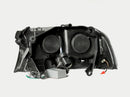 ANZO 1997-2004 Dodge Dakota Projector Headlights w/ Halo Black 1 pc - anz111194