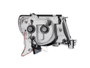 ANZO 2005-2011 Toyota Tacoma Projector Headlights w/ Halo Black - anz121282