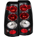 ANZO 1999-2002 Chevrolet Silverado 1500 Taillights Black - anz211025