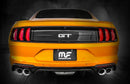 MagnaFlow SYS Cat-Back 2018 Ford Mustang GT 5.0L Street Dual Exit Polished 4in Tips - mag19370