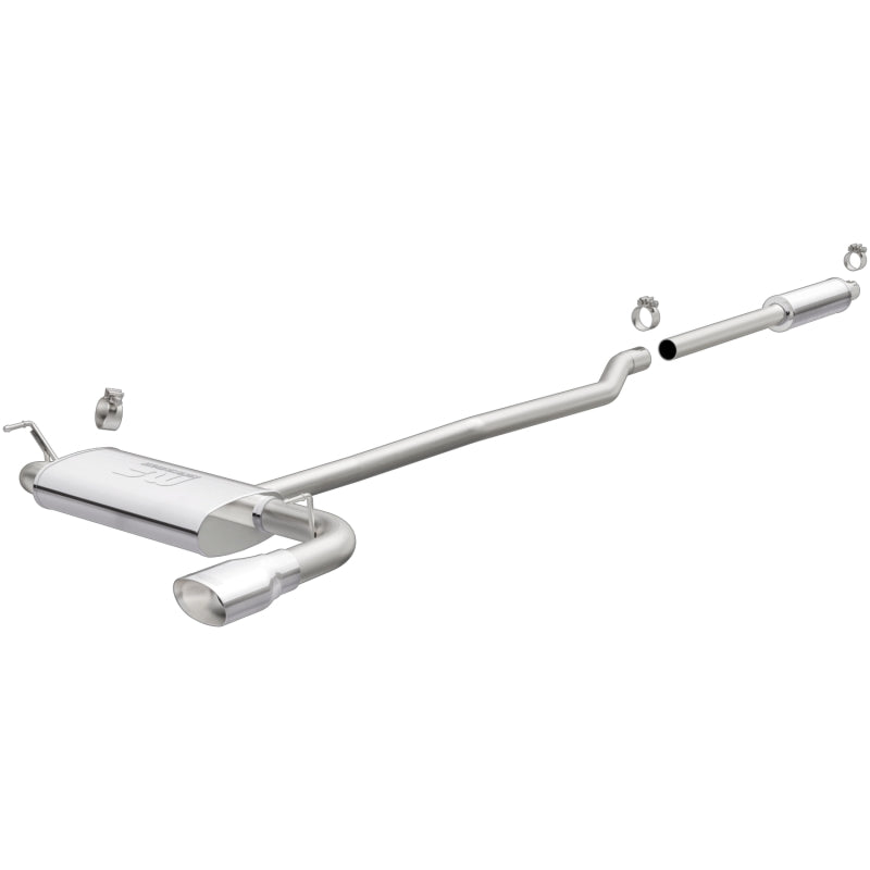 MagnaFlow Cat-Back 16-17 Fiat 500Z L4 2.4L 2.5in SS Touring Single Side Rear Exit Exhaust - mag19279