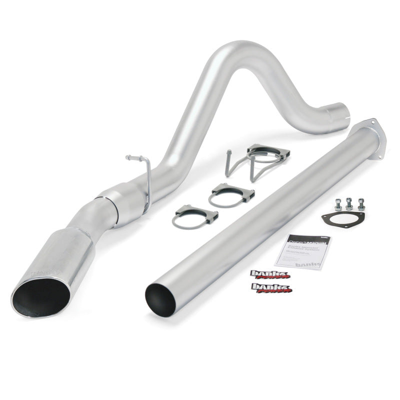 Banks Power 15 Ford 6.7L F250-350-450 CCSB/CCLB SRW Monster Exh Sys - SS Single Exh w/ Chrome Tip - gbe49792