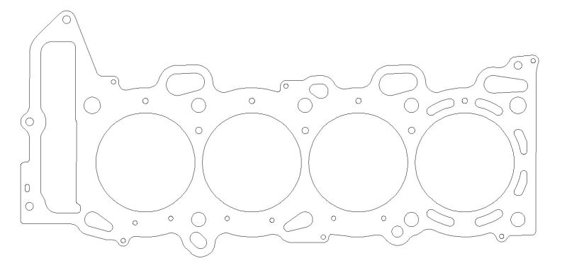 Cometic Nissan SR20VE/VET 87mm Bore .040 inch MLS Head Gasket FWD w/ No Extra Oil Holes - cgC4600-040